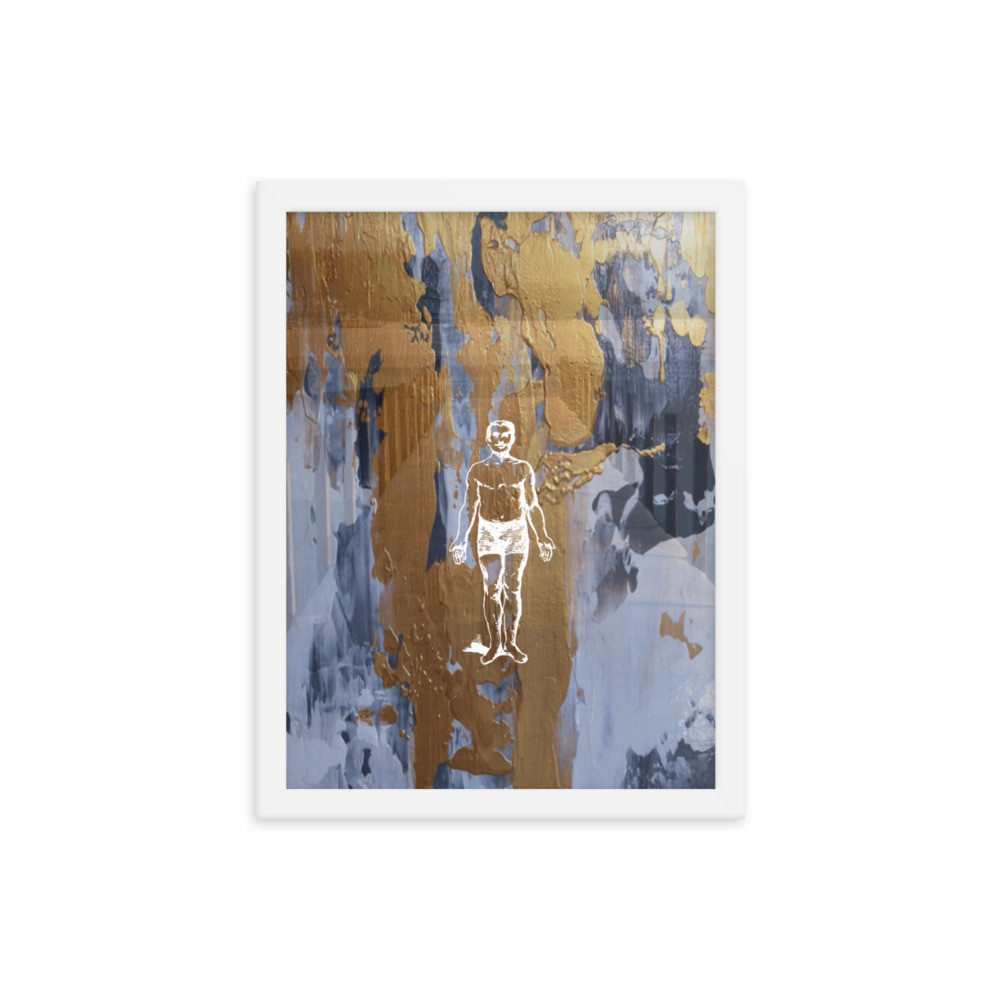 Framed poster