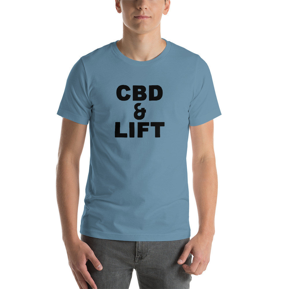 Short-Sleeve Men's T-Shirt (Black Logo)