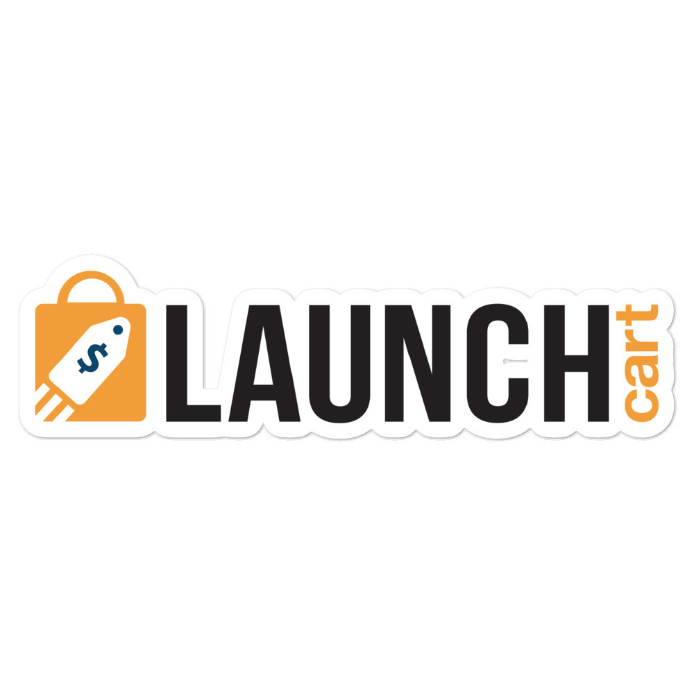 Launch Cart Bubble-free stickers