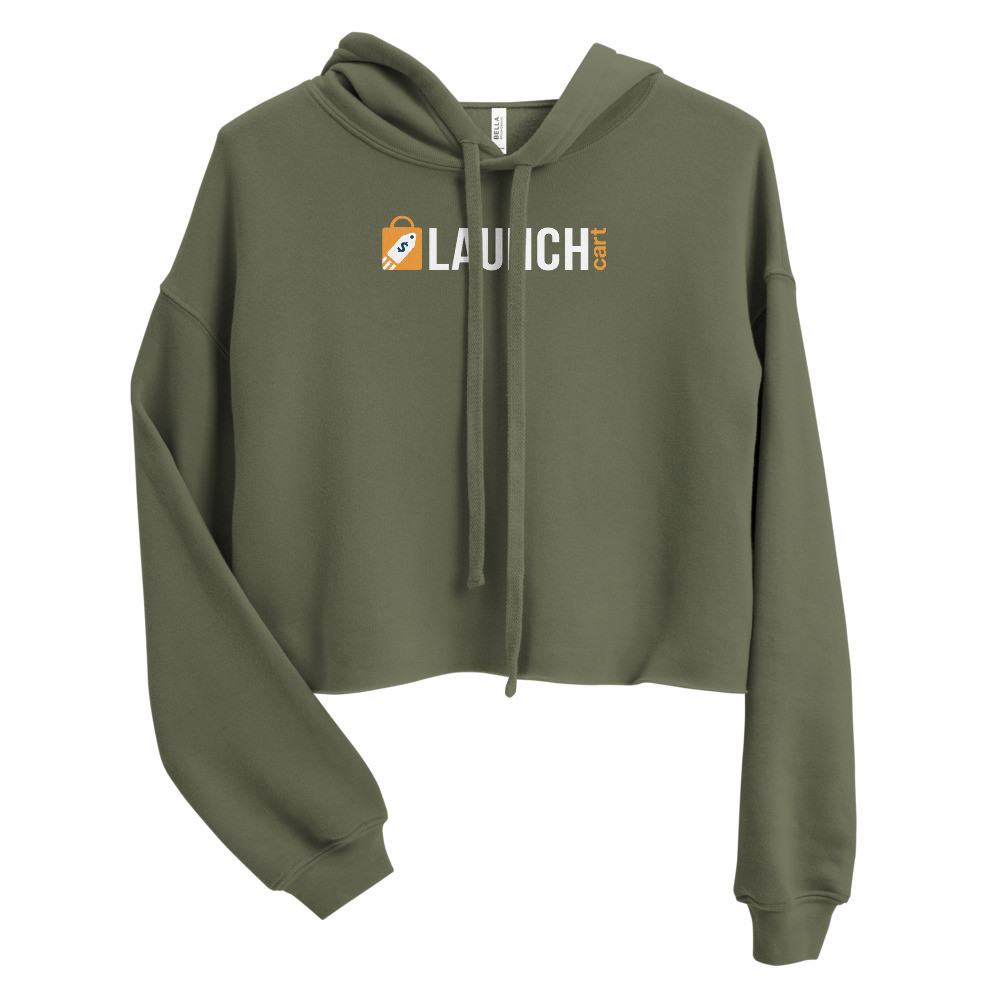 Women's Cropped Hoodie | Bella + Canvas 7502
