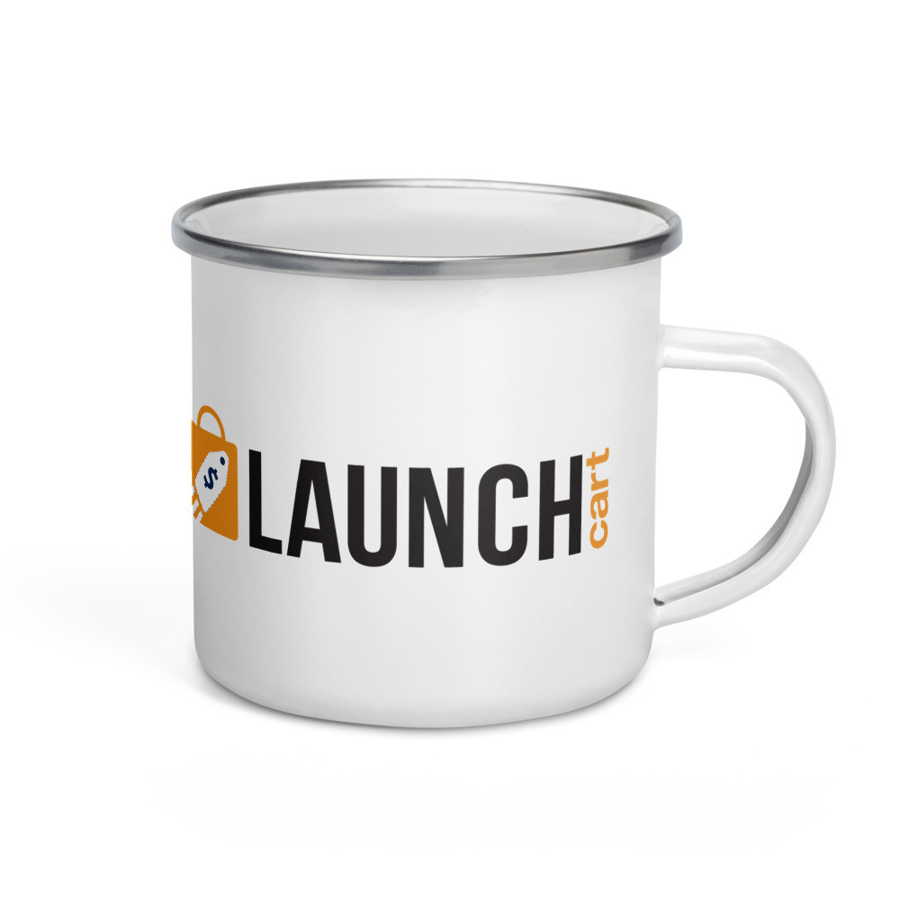 Launch Cart - Enamel Mug