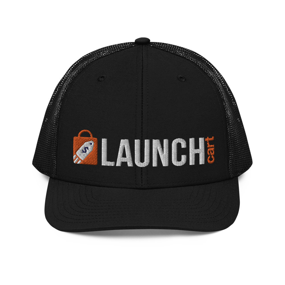 Launch Cart Logo'ed Trucker Cap