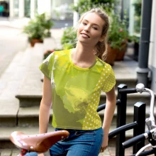 All-Over Print Crop Tee