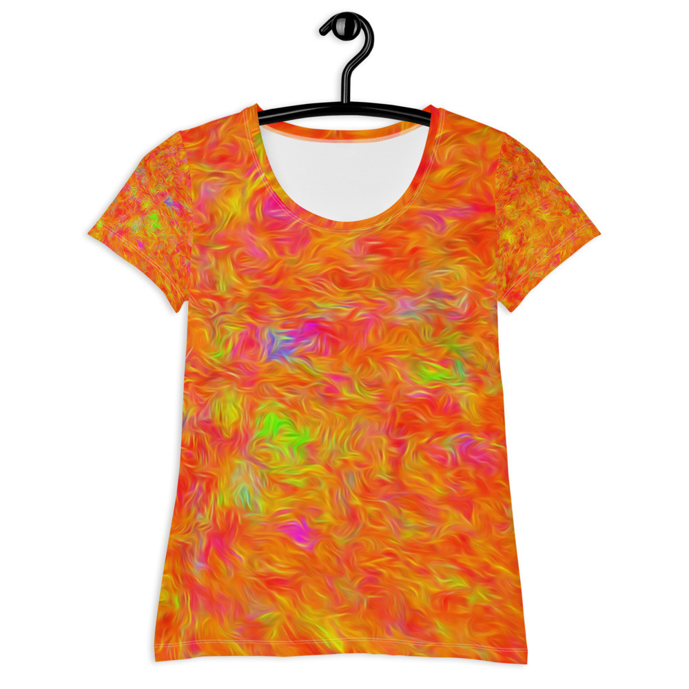 All-Over Print Women's Athletic T-shirt