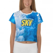 All-Over Print Crop Tee