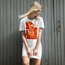 Organic cotton t-shirt dress