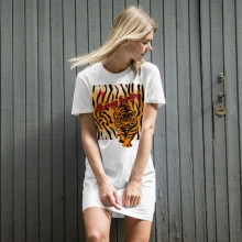 Organic cotton t-shirt dress