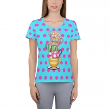 All-Over Print Women's Athletic T-shirt