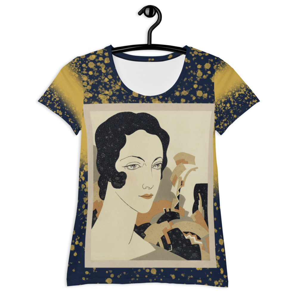 All-Over Print Women's Athletic T-shirt