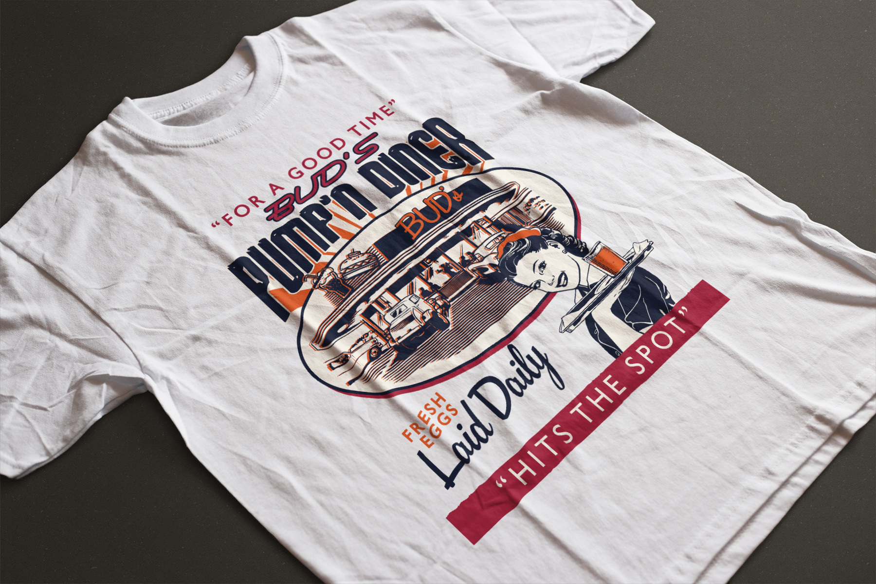 Bud's Pump N Diner Graphic Tee 