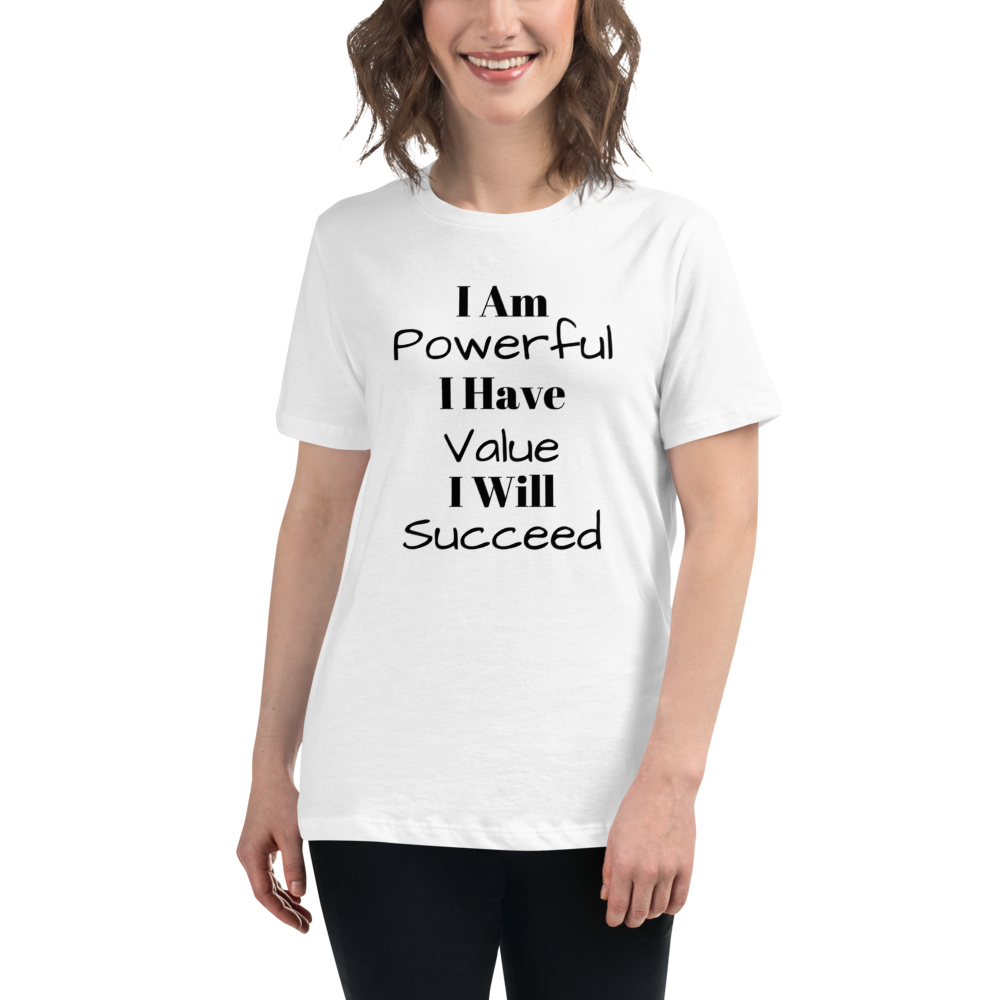 I Am Powerful Womens T Shirt