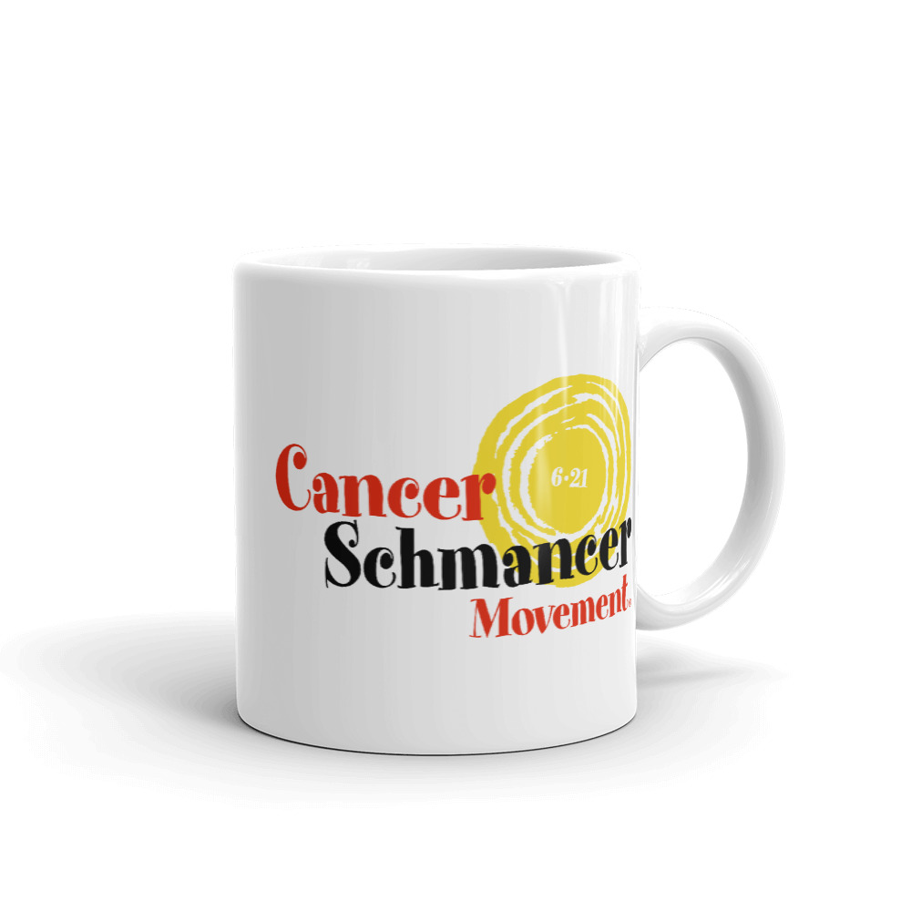 Cancer Schmancer Logo Mug