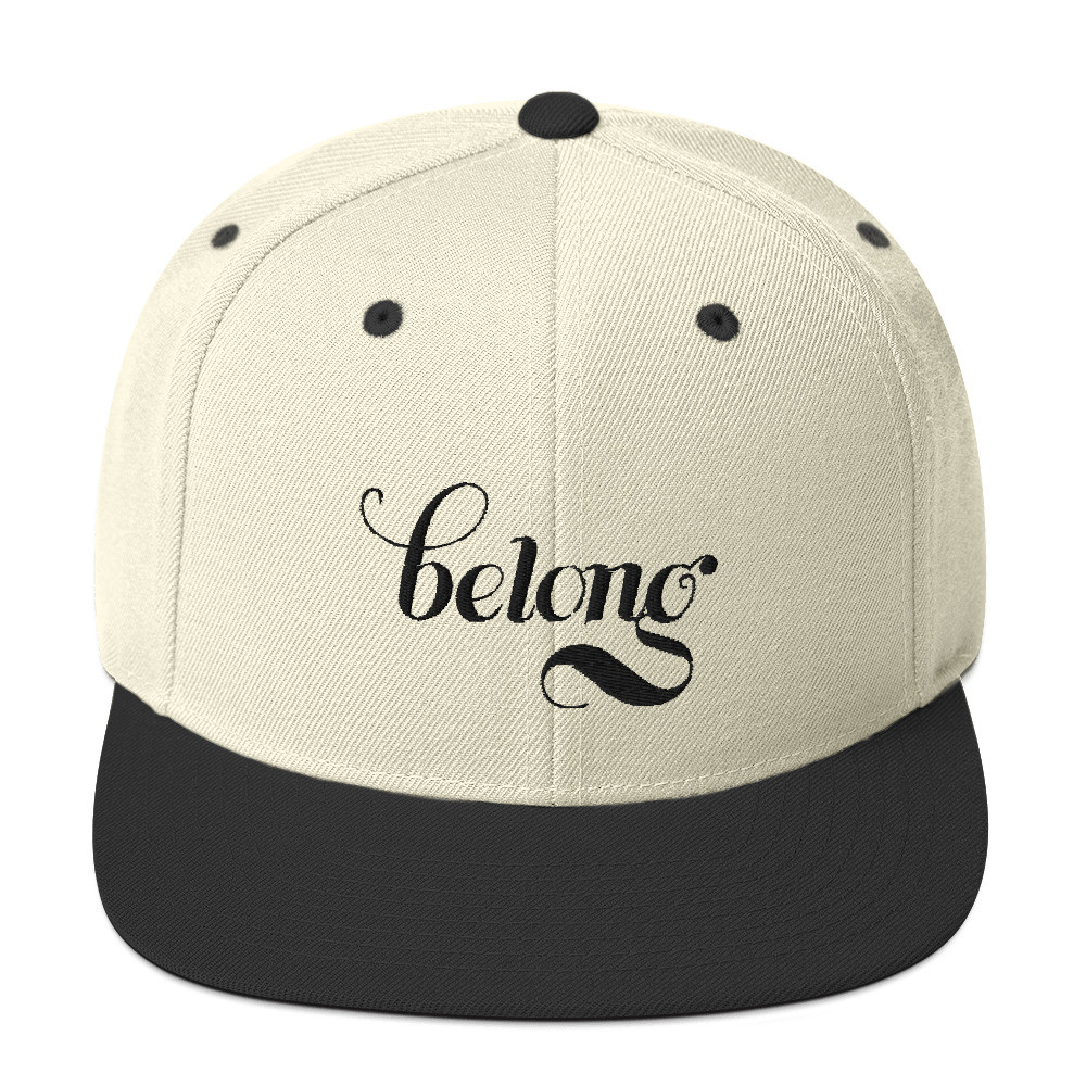 Belong Snapback Black Script
