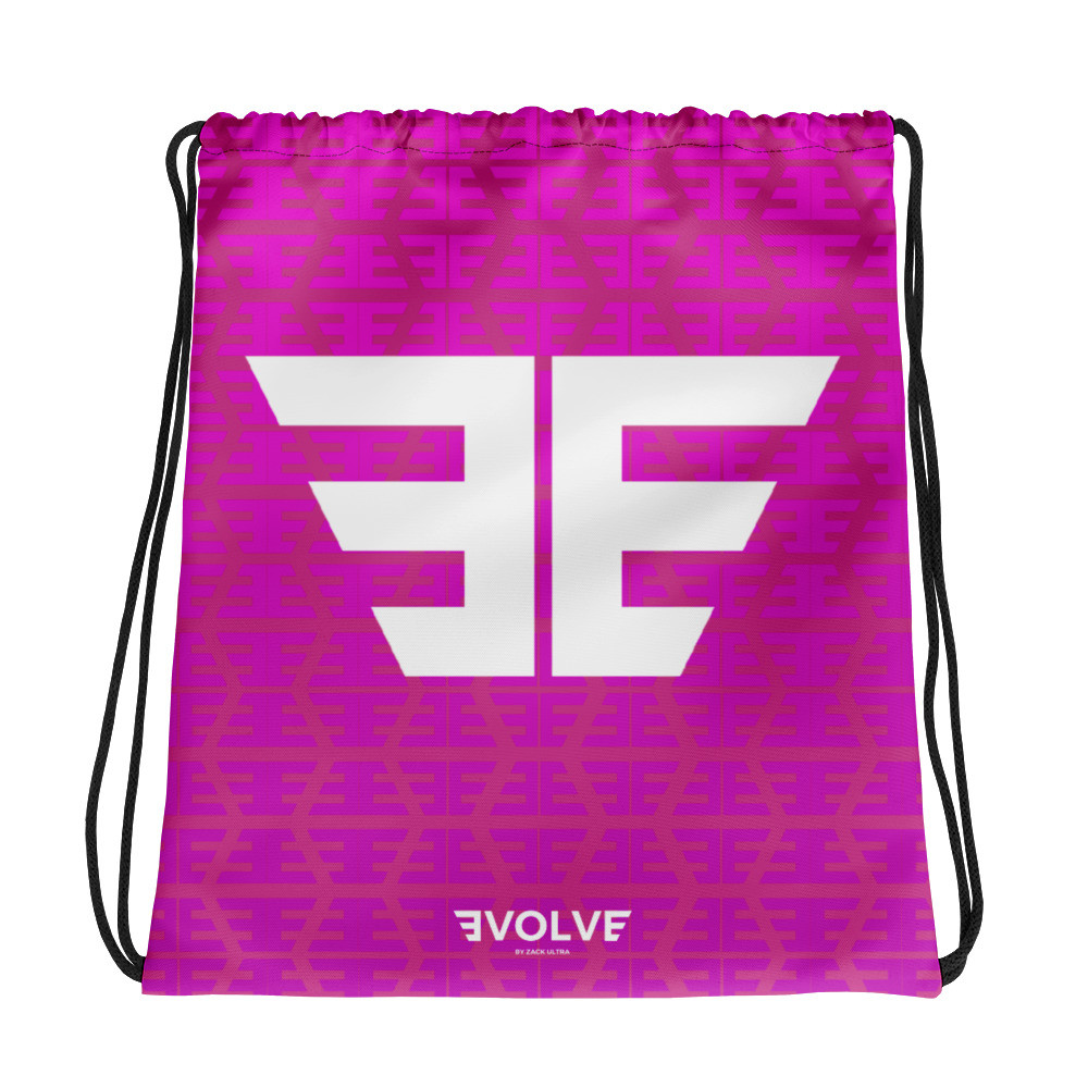 EVOLVE PNK Drawstring bag