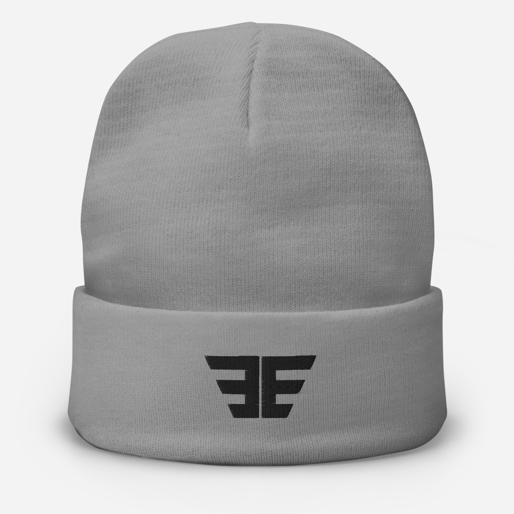 EVOLVE BLK WING BEANIE 