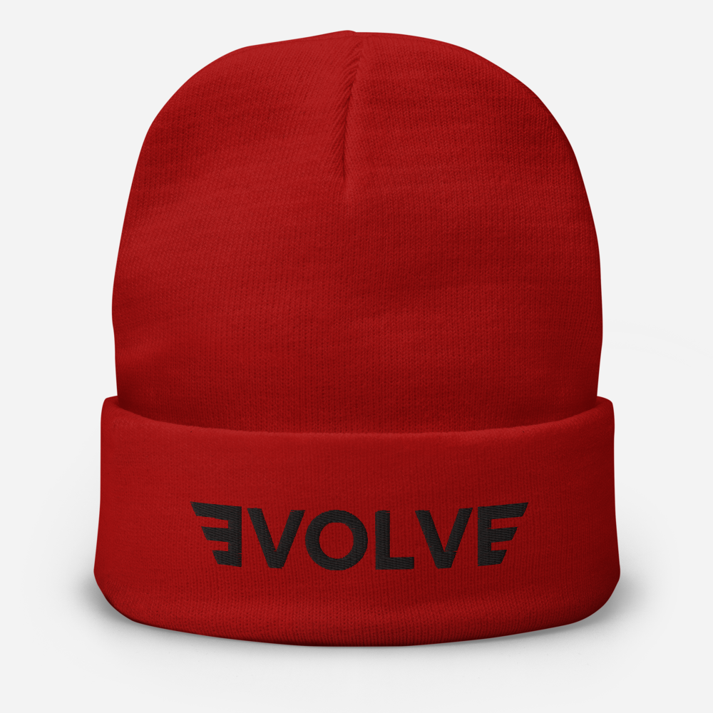 EVOLVE BLACK BEANIE 