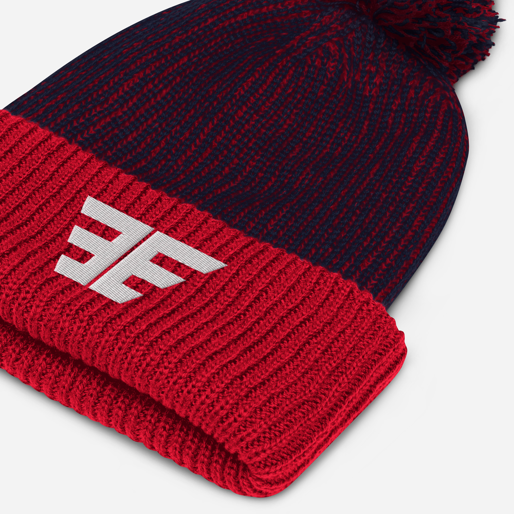 EVOLVE Speckled Pom-Pom Beanie 