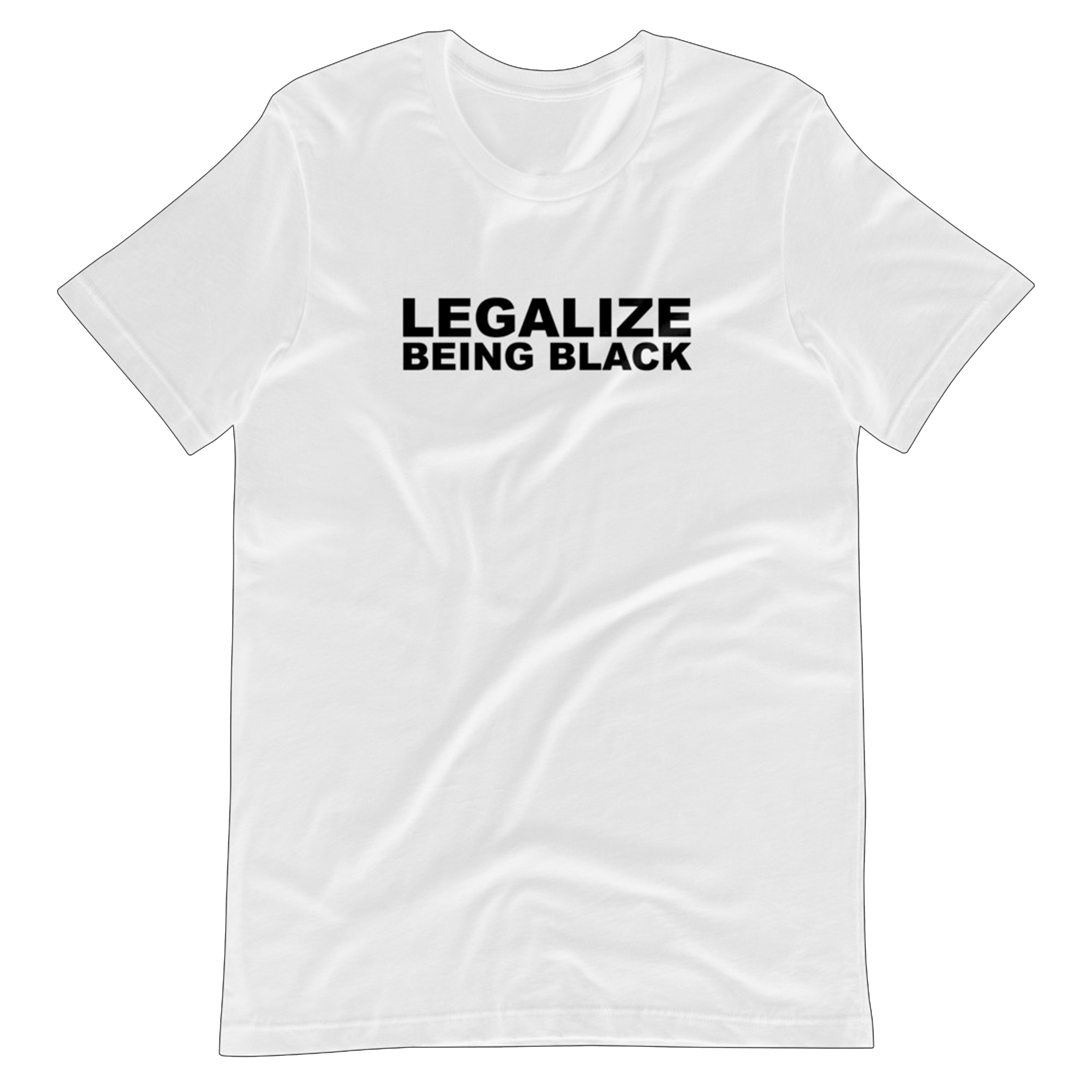 EVOLVE LEGALIZE BEING BLACK T-SHIRT