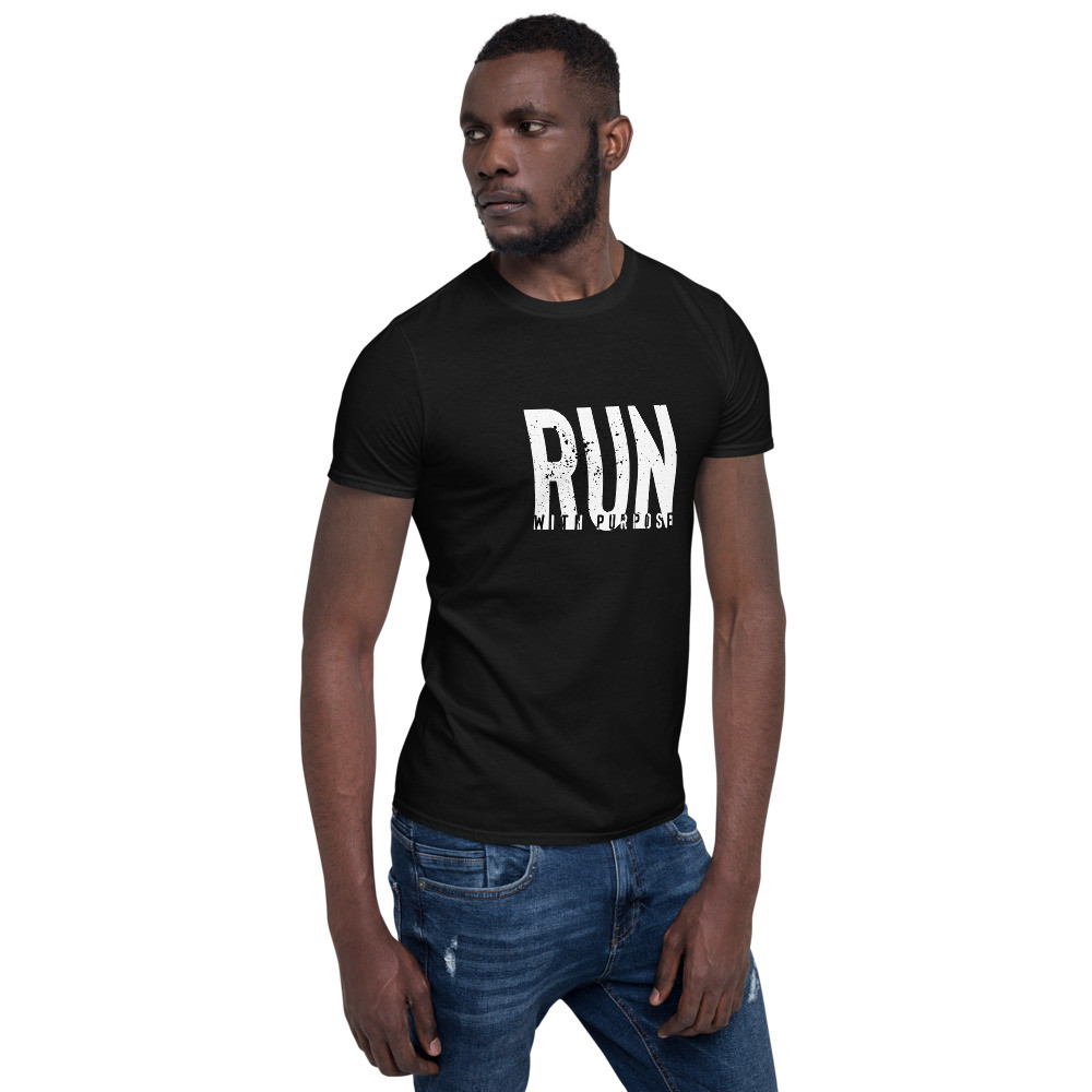 Run T-Shirt (black splatter)