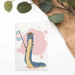 Long Furby Postcard