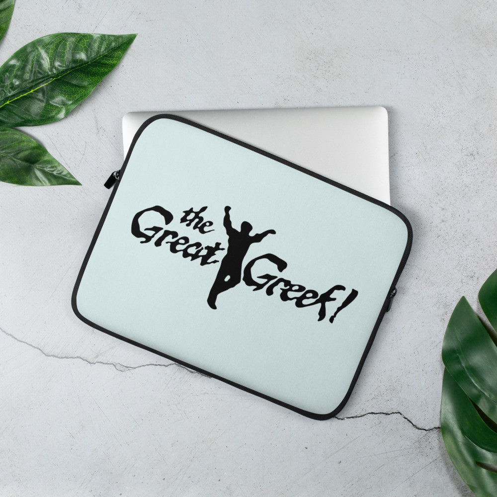 B- The Great Greek Laptop Sleeve