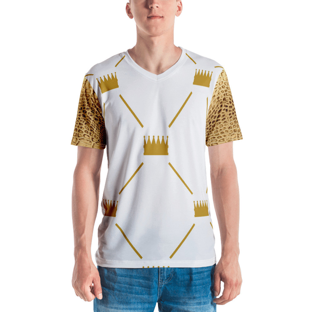 Golden Snake Men's V Neck