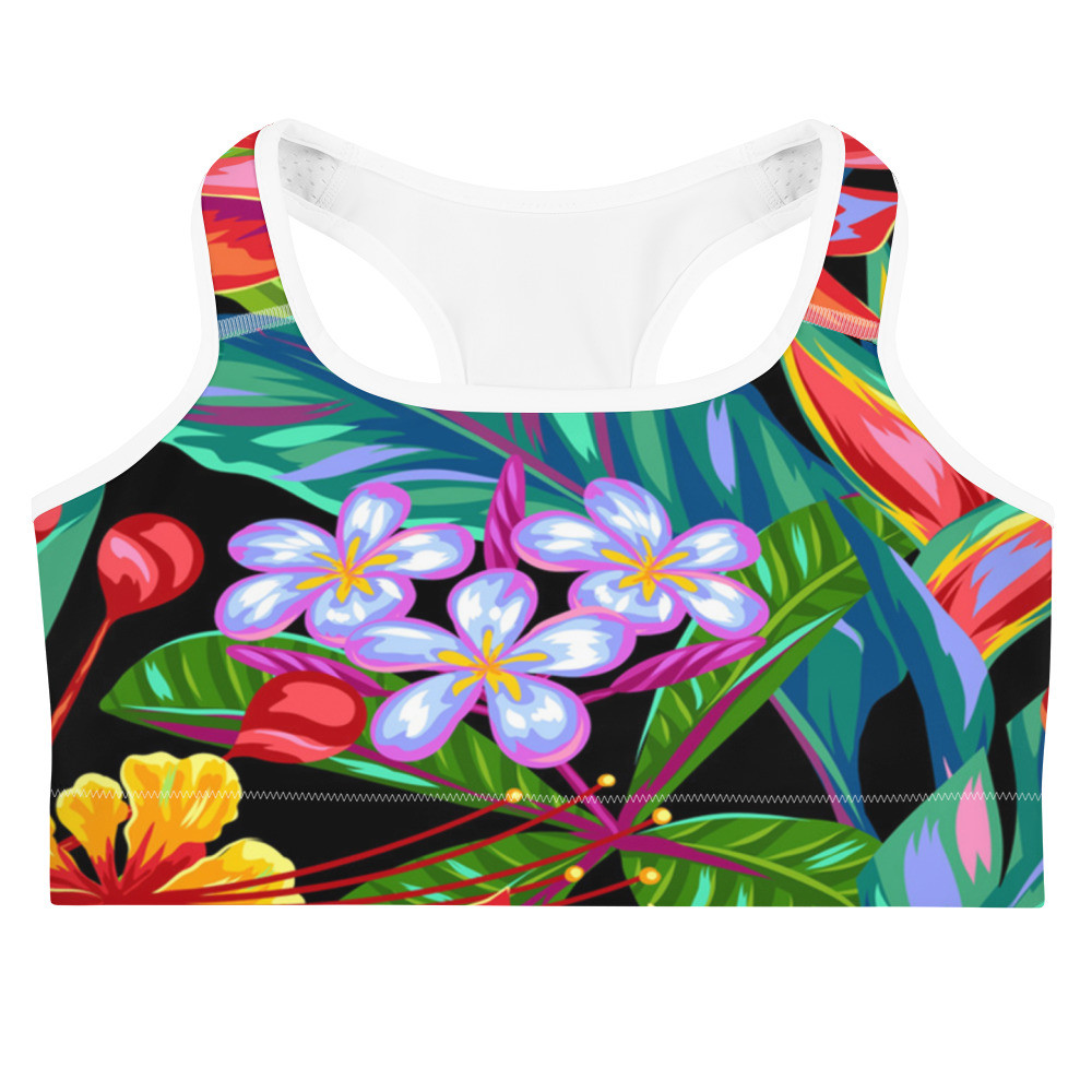 Floral Sports bra