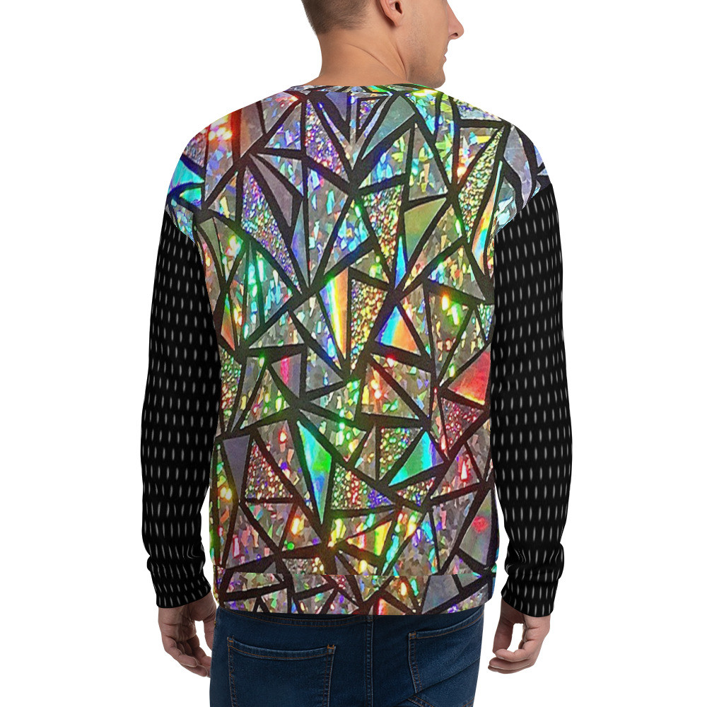 Reflective Mesh Unisex Sweatshirt