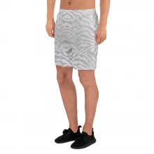 White Zebra Men's Athletic Shorts