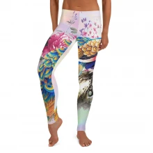 Trippy Peacock Leggings
