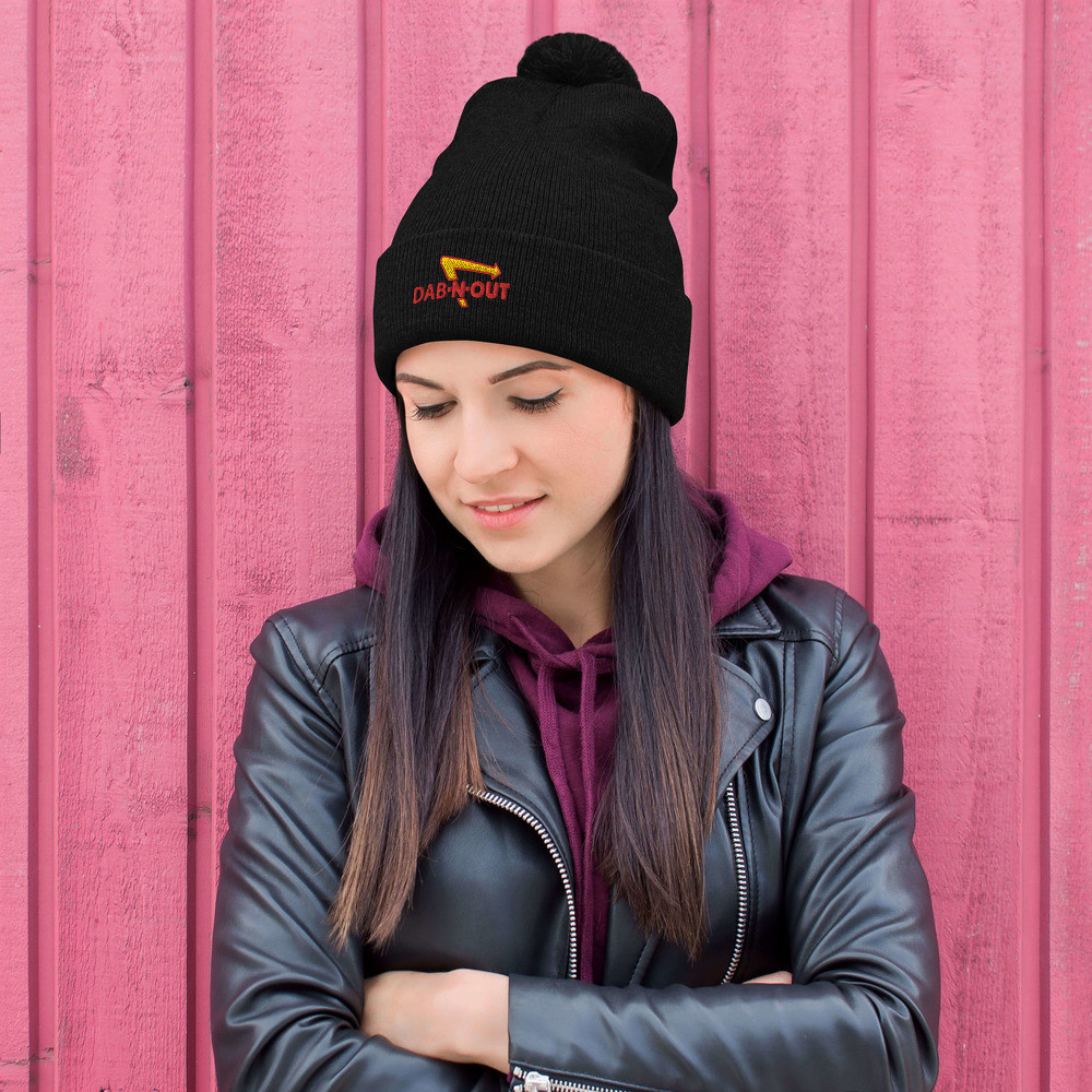 Dab In out Pom-Pom Beanie