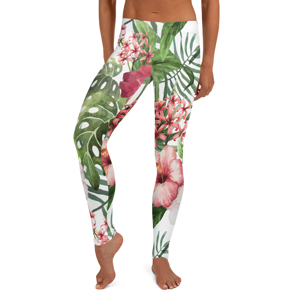 Tropical Floral Leggings