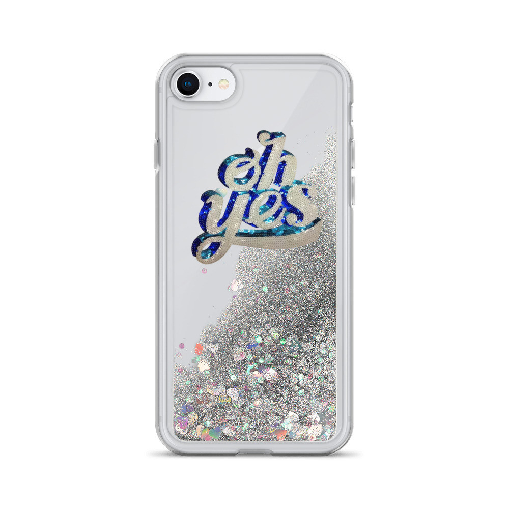 Oh Yes Liquid Glitter Phone Case