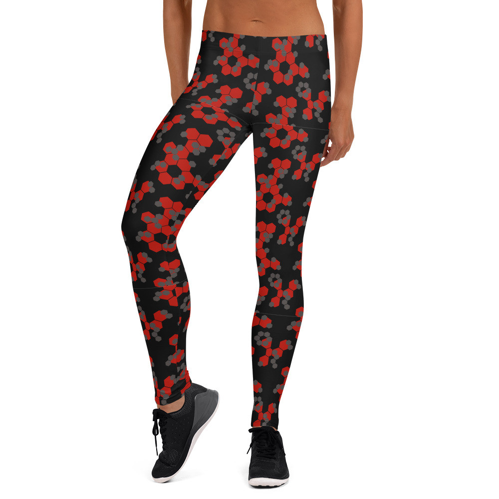 Red Grind Leggings