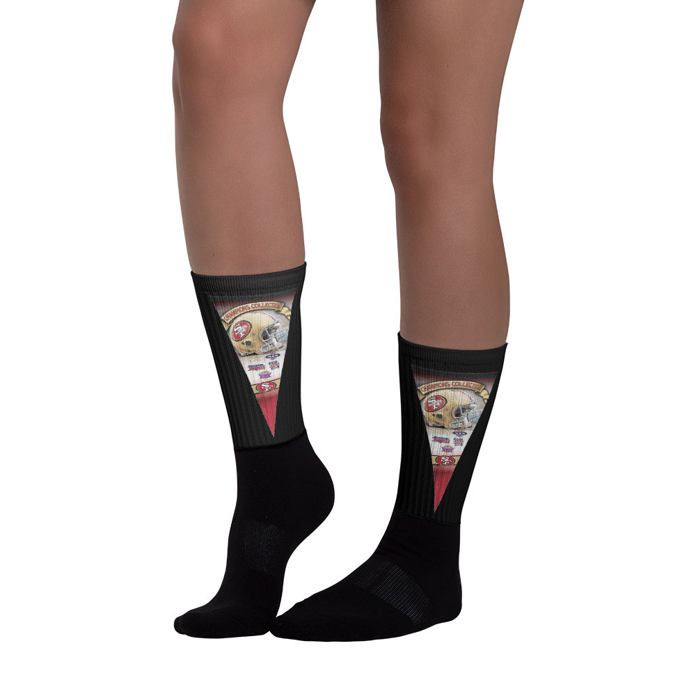 49ers Banner Socks