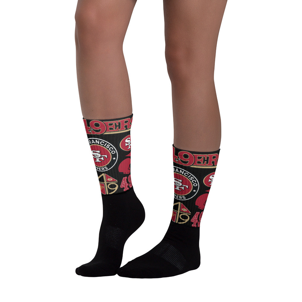 49ers Pattern Socks