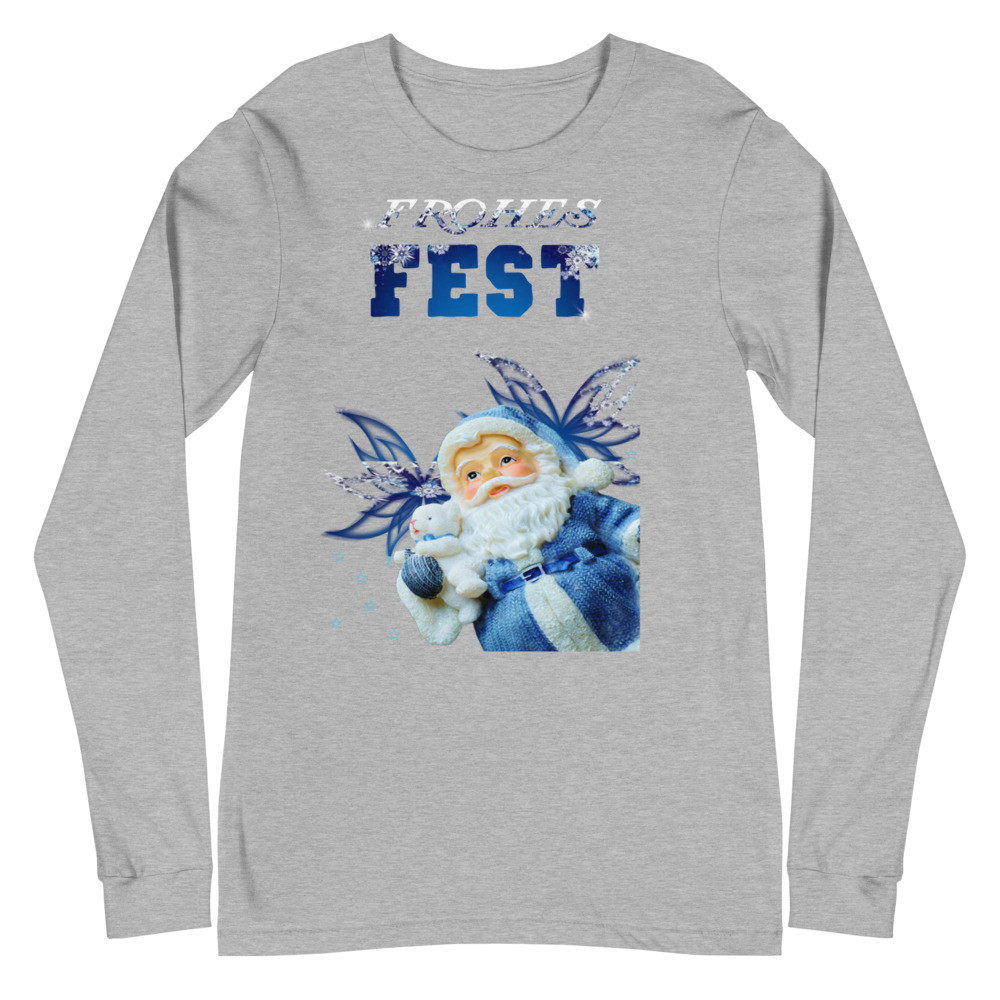 Unisex Long Sleeve Tee Frohes Fest Weihnachten