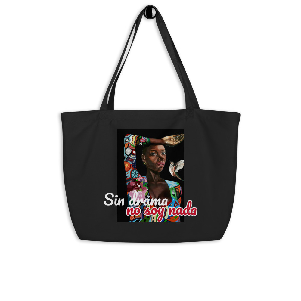 Large organic tote bag