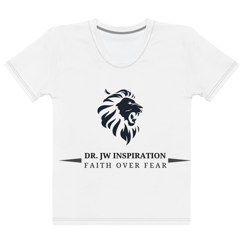 Women's FAITH OVER FEAR All White T-shirt