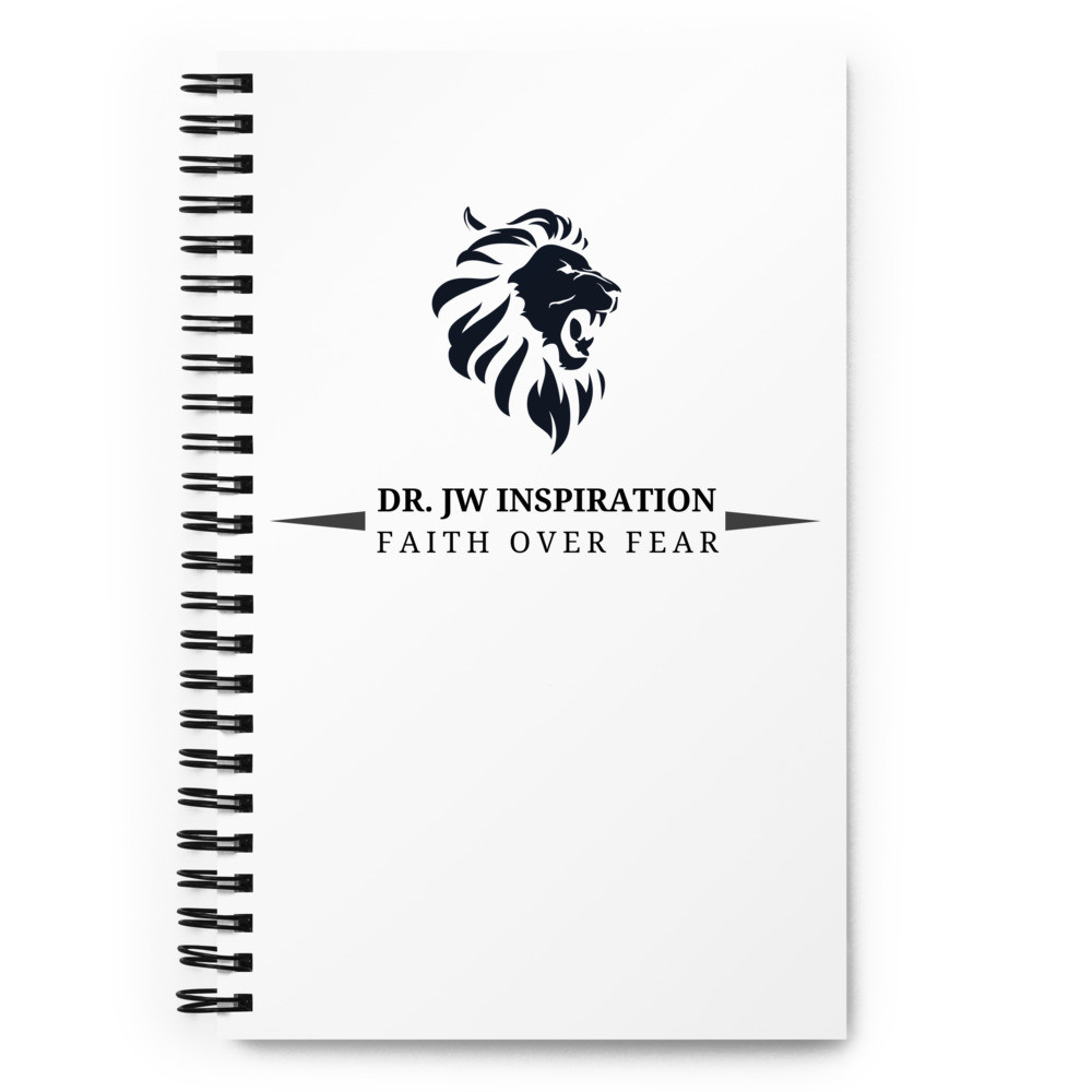 DR JW INSPIRATION Motivational Spiral notebook