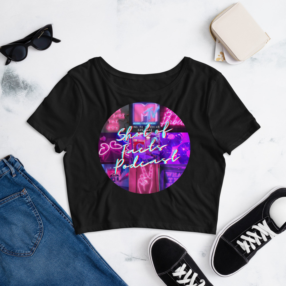 Pink Neon Women’s Crop Tee