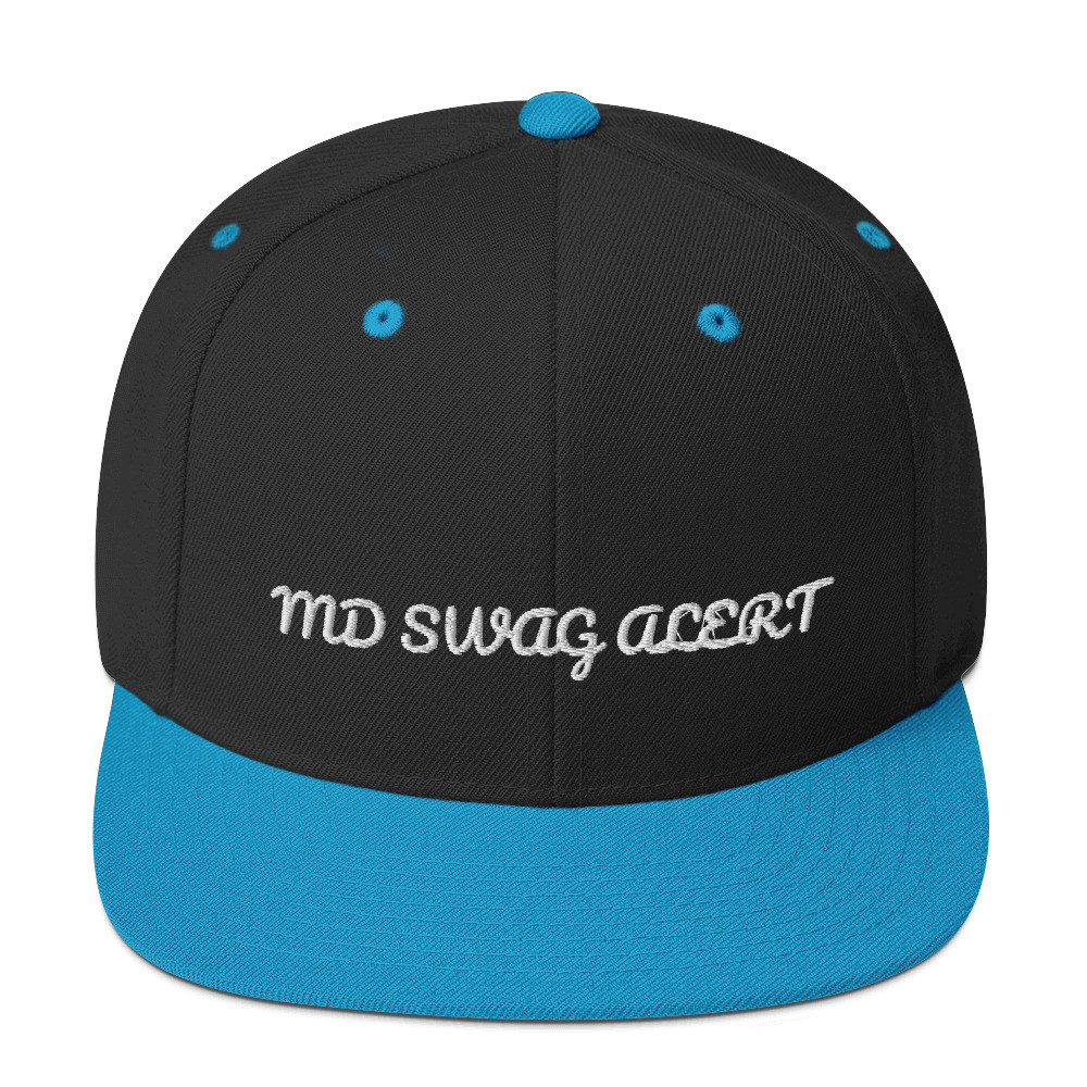 Snapback Hat: MD SWAG ALERT