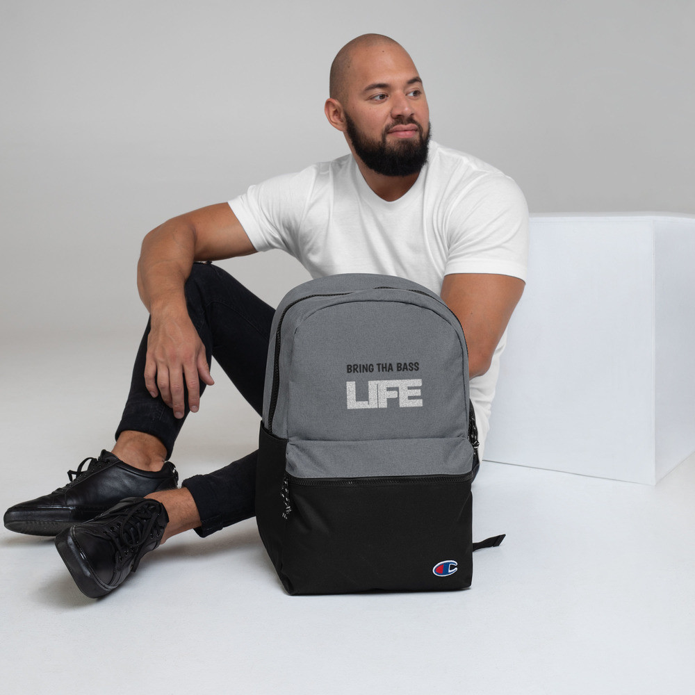 BTB "LIFE IS A MAZE" Embroidered Champion Backpack