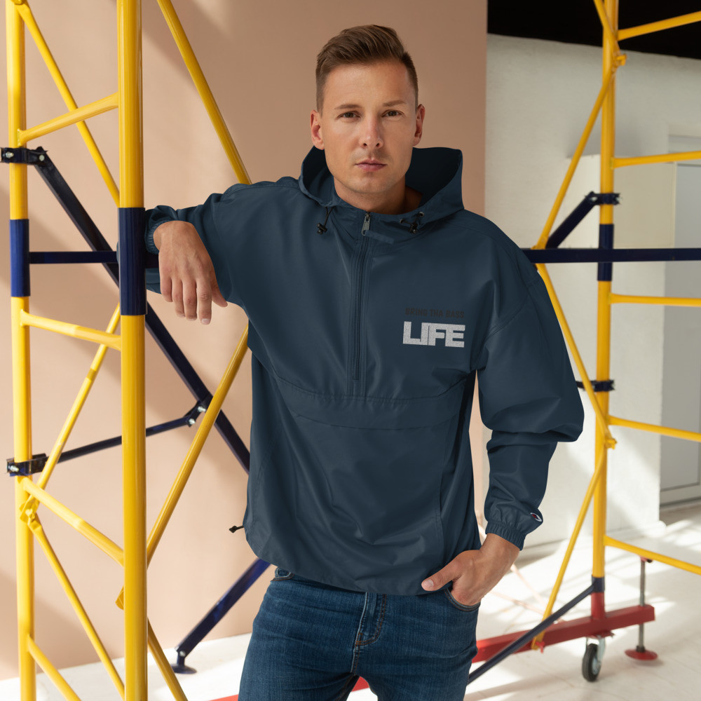BTB "LIFE IS A MAZE" Embroidered Champion Packable Jacket
