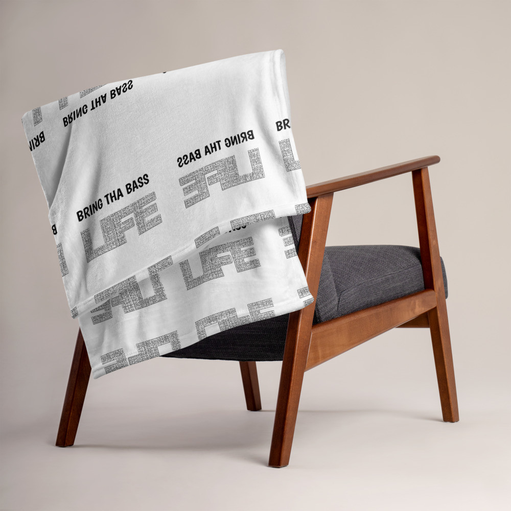 BTB "LIFE IS A MAZE" Throw Blanket