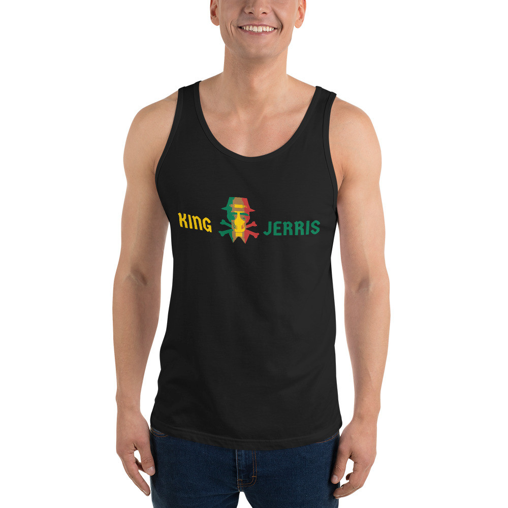 BTB (Undefeated) King Jerris Reggae Skull Unisex Tank Top