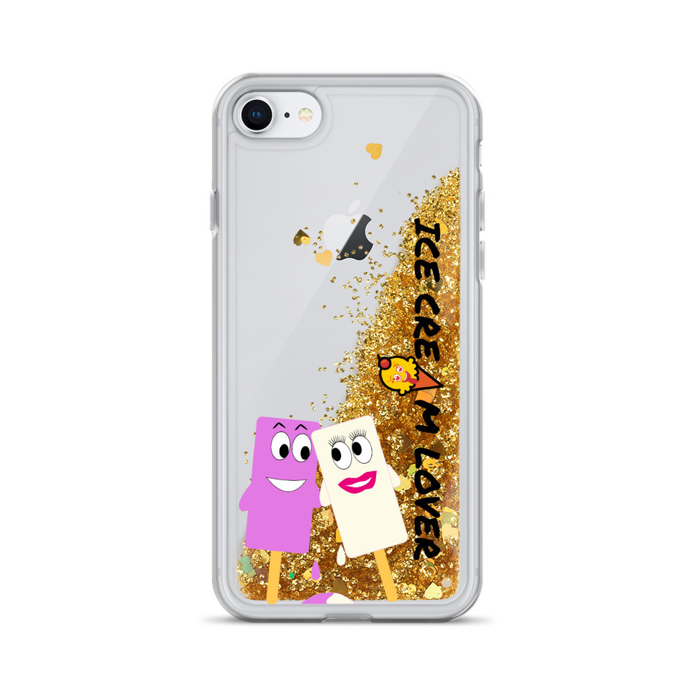 BTB (Undefeated) Ice Cream Lover Liquid Glitter Phone Case