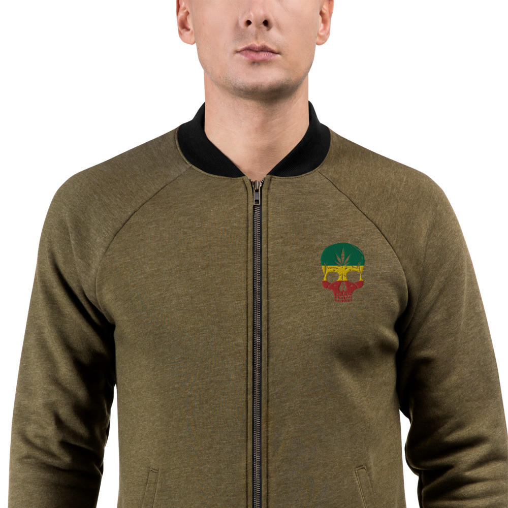 BTB "Undefeatable" Skull Bomber Jacket
