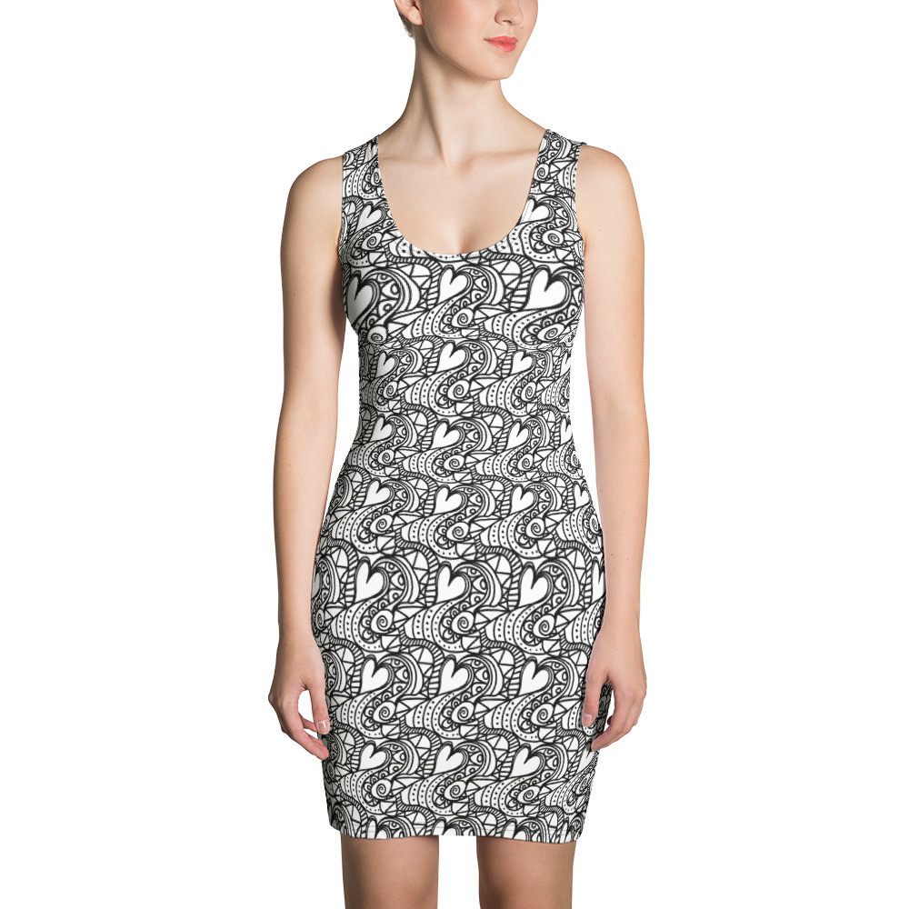 BTB "Many Hearts" Sublimation Cut & Sew Dress