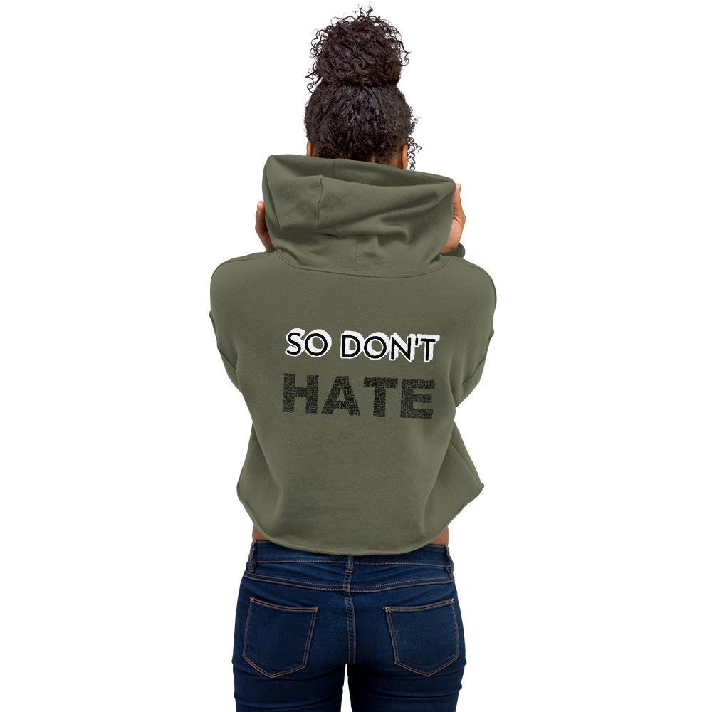 BTB "All We Need is Love" Don't Hate Crop Hoodie